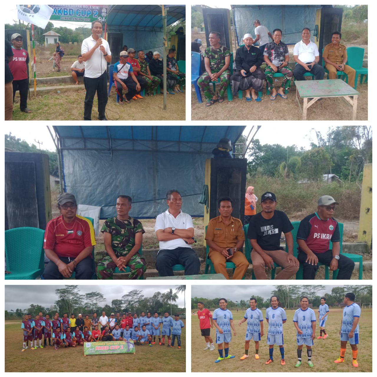 Mainkan Sepak Bola Mini di Tengah Keramaian Cilacap